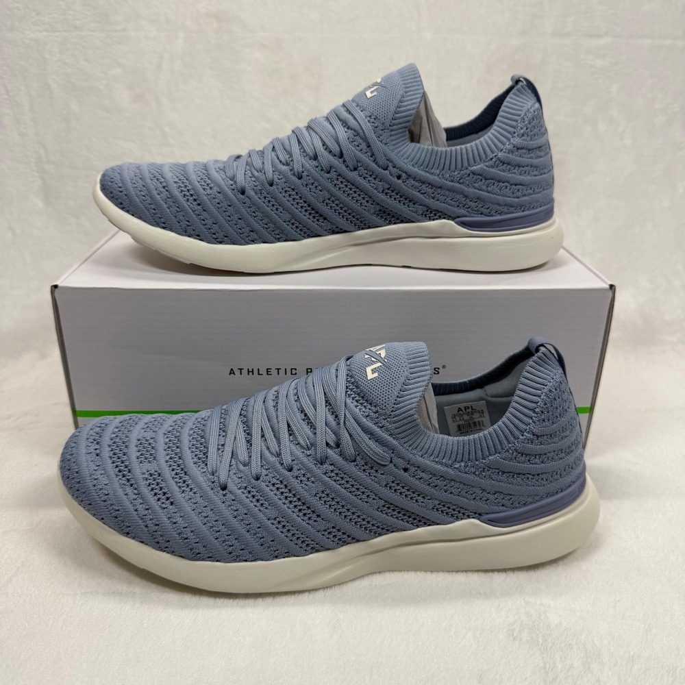 APL Techloom Wave Knit Running Shoes Lightweight Athletic Forged‎ Blue 10.5